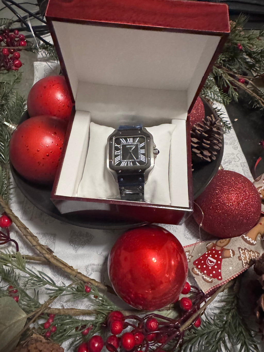 -  SEIKO MOD (Cartier Santos)  -