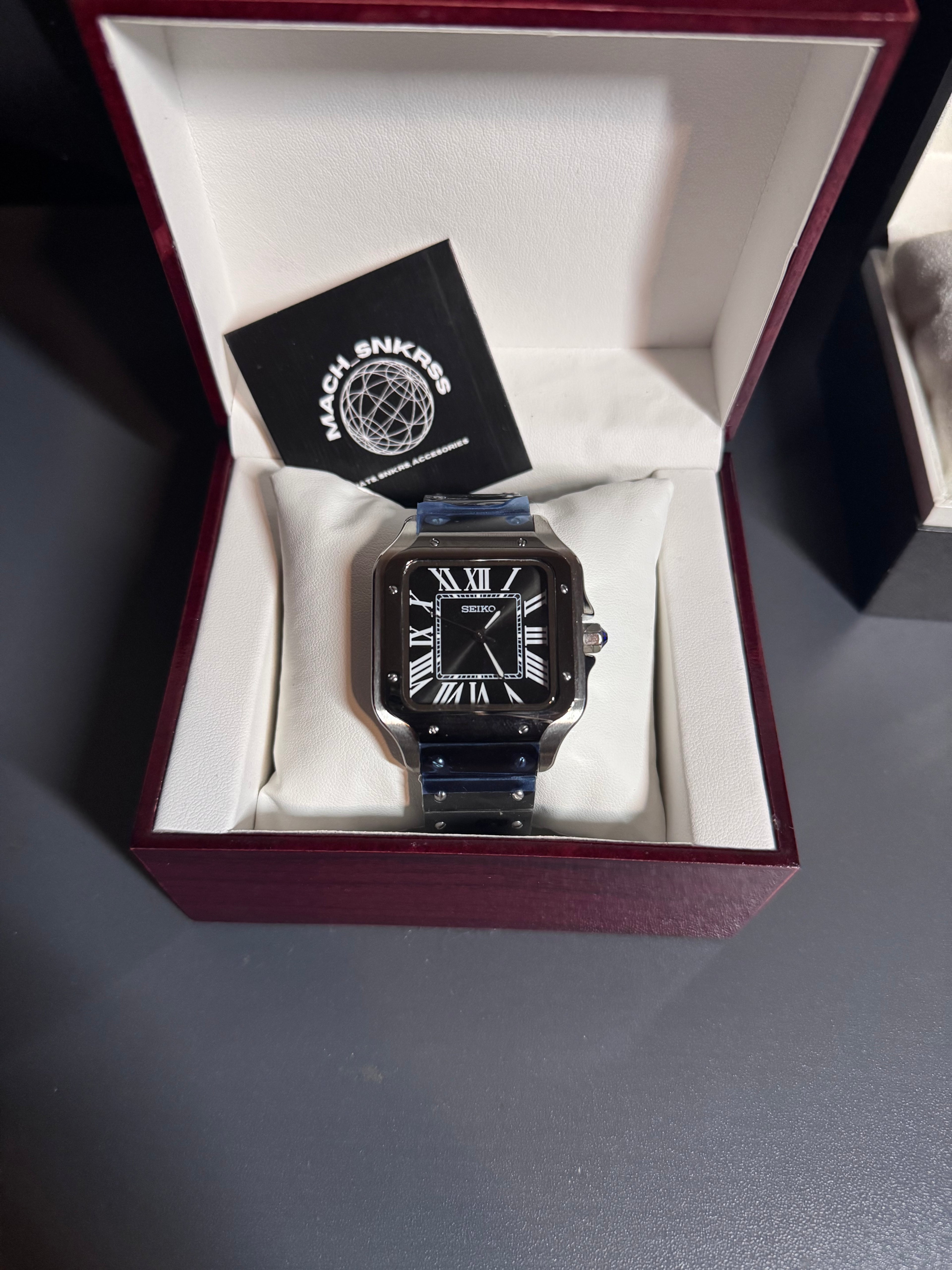 -  SEIKO MOD (Cartier Santos)  -